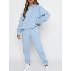 -Item Id 27169118 -Details: Drawstring, Pocket -Neckline: Hooded -Sleeve Length: Long Sleeve -Sleeve Type: Drop Shoulder -Style: Casual -Color: Baby Blue -Pattern Type: Plain -Pants & Tops Material: Knitted Fabric -Top Type: Sweatshirt -Pants & Tops Composition: 100% Polyester -Bottom Type: Sweatpants -Pants Body: Unlined -Temperature: Spring/Fall (18-25/63-77) -Fit Type: Loose -Fabric: Slight Stretch -Care Instructions: Machine Wash Or Professional Dry Clean -Sheer: No **Open To Offers!!!** **B Blue Relaxed Fit Tracksuit With Long Sleeves, Blue Relaxed Fit Long Sleeve Tracksuit, Blue Tracksuit For Loungewear Fall Season, Blue Tracksuit For Loungewear, Fall Season, Blue Tracksuit For Fall Loungewear, Blue Sweats With Drawstring Hood, Blue Tracksuit For Loungewear In Fall, Blue Fall Tracksuit For Loungewear, Casual Blue Relaxed Fit Tracksuit