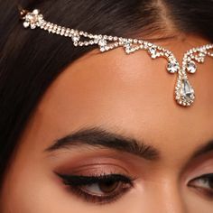 [$11.00] Alloy Rhinestone Headbands Forehead Jewelry Forehead Headband, Bridal Hair Chain, Festival Hair Accessories, Chain Headpiece, Rhinestone Headpiece, Bridal Headwear, Hair Chains, Tiara Hairstyles, Bohemian Hairstyles