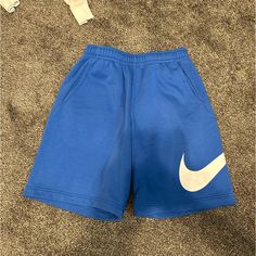 Comfortable Sweatpant Material Nike Shorts Never Worn Shorts Nike, Sweat Shorts, Nike Blue, Shorts Athletic, Nike Shorts, Men's Nike, Mens Shorts, Nike Men, Color Blue