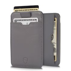 - CHELSEA defines the term minimalist wallet. It was designed to be slim with enough space for all the cards and cash that you need. With RFID protection it makes sure that all of your cards are safe. CHELSEA combines practicality with a smooth design that fits in any pocket. Sleek and refined, CHELSEA slips into most pockets with ease, holding up to 8 cards. The compact design, inspired by our first Vaultskin products uses every inch of space efficiently. ▶REFINED & STYLISH - Designed in Britai Card Holder Design, Minimalist Leather Wallet, Slim Leather Wallet, Rfid Blocking Wallet, Front Pocket Wallet, Rfid Wallet, Best Wallet, Card Sleeve, Minimalist Wallet