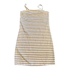 Vero Moda Presents A Chic Tan And White Striped Sleeveless Mini Dress For Women. Perfect For Casual Outings, This Size Small Dress Is Made From A Comfortable Cotton Blend Material. Brand: Vero Moda Color: Tan With White Stripes Size: Small (S) For: Women Material: Cotton Blend Sleeveless Design Mini Length Approx. Measurements Laying Flat: Pit To Pit: 14.5" Length Shoulder To Hem: 30.75" ~Open To Offers~Bundle To Save~Items Ship Within 24 Hours~ 4781 Size: Womens S Condition: New Without Tags Summer Cotton Tank Dress, Summer Cotton Cami Mini Dress, Casual Cotton Cami Sundress, Striped Sleeveless Tank Top For Beach, Casual Cotton Tank Dress, Summer Sleeveless Spaghetti Strap Dress, Cotton Cami Sundress, Striped Sleeveless Mini Dress For Summer, Striped Sleeveless Mini Dress For Beach