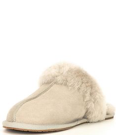 UGG® Scuffette II Sheepskin Slippers | Dillard's Classic Shearling Slippers For Winter, Shearling Indoor Slippers, Classic Winter Slippers With Suede Lining, Classic Sheepskin Slippers With Suede Lining, Classic Slippers With Sheepskin And Suede Lining, Classic Sheepskin Slippers For Winter, Classic Suede Winter Slippers, Winter Sheepskin Slippers With Suede Lining, Ugg Scuffette