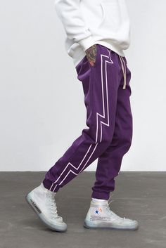 Gender: Men Item Type: Full Length Pant Style: Sweatpants Style: Hip Hop Material: Polyester,Cotton Waist Type: Mid Length: Full Length Thickness: Midweight Front Style: Flat Fabric Type: Broadcloth Closure Type: Elastic Waist Model Number: 8836W Decoration: Pattern Relaxed Fit Purple Pants For Streetwear, Purple Bottoms With Elastic Waistband For Streetwear, Purple Sweatpants For Spring Streetwear, Purple Cotton Athleisure Pants, Purple Cotton Sweatpants For Streetwear, Purple Sweatpants With Pockets For Streetwear, Stretch Purple Pants For Streetwear, Purple Stretch Pants For Streetwear, Sporty Purple Bottoms For Winter