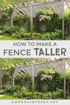 the cover of how to make a fence taller by empressodirt net