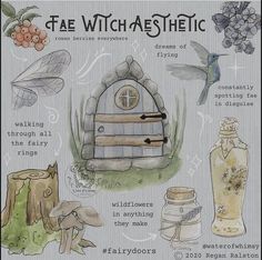 Fairy Witch Aesthetic, Fairy Witch, Whimsy Art, Cottage Witch, Eclectic Witch, Wiccan Spell Book, Witchcraft Spell Books, Witchy Crafts