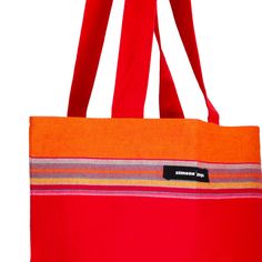 The small beach tote is perfect for going to the beach solo and walking lightly! ; Couleur red ; Composition 100% cotton kikoy ; Dimensions 28x38x10 cm Summer Shopping Tote Canvas Bag, Summer Tote Canvas Bag For Shopping, Orange Tote Beach Bag For Shopping, Orange Canvas Bag For Daily Summer Use, Orange Canvas Bag For Daily Use In Summer, Casual Orange Beach Bag For Shopping, Red Bucket Beach Bag For Travel, Orange Rectangular Canvas Bag For Summer, Orange Bucket Beach Bag