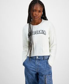 out of stock Junior Outfits, White Sweaters, Cable Knit, Sweater Outfits, Pick Up, In Store, Buy Online, Cable, California