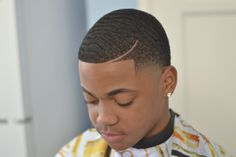 Waves Fade Black Men, Michael Rainey Jr Haircut, Fades For Black Men, Tariq Power, Michael Rainey Jr, Haircut For Boys, Black Man Haircut Fade, 360 Waves Hair, Buzz Cut For Men