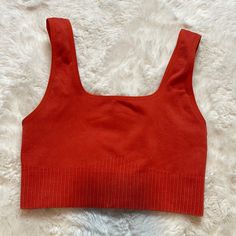 Nwot Joylab Crop Top Size: Xs Smoke Free | Offers Accepted New To Poshmark? Use Referral Code Justfoxii When You Sign Up For Poshmark And Get $10 Posh Credit! Trendy Orange Seamless Top, Trendy Orange Workout Top, Casual Red Seamless Tops, Casual Orange Seamless Tops, Red Sleeveless Tops With Seamless Construction, Red Sleeveless Top With Seamless Construction, Red Seamless Sleeveless Tops, Sporty Orange Seamless Top, Sporty Seamless Orange Top