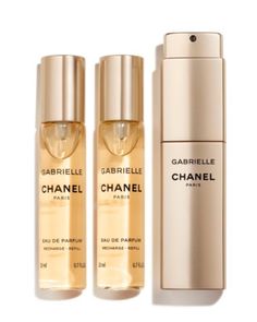 ProductThe solar notes of Gabrielle Chanel Eau de Parfum in a travel-friendly format to enhance and extend your scent experience wherever you go.Art Of PerfumingTo refill, twist open the spray to expose the atomizer. Pull up on the atomizer to remove the empty refill canister and replace it with a new one. Gently press the canister into the case and twist the top down to close. Perfume Chanel, Chanel Gabrielle, Chanel Fragrance, Parfum Chanel, Chanel Rouge, Chanel Perfume, Gabrielle Chanel, Shopping Chanel, Refillable Bottles