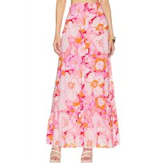 Item Is In Nwt Condition. Material Is Lightweight And Flowy. Low Rise Pink Floral Print Maxi Skirt With A Hidden Zipper On The Side. Size M Measurements Are Approximate And Are Taken Unstretched Laying Flat. Waist 14" Length 41" Feminine Maxi Skirt For The Beach, Feminine Wide Leg Maxi Skirt For Summer, Feminine Maxi Skirt For Beach, Feminine Relaxed Maxi Skirt For Beach, Feminine Tiered Maxi Skirt For Vacation, Feminine Relaxed Fit Maxi Skirt For The Beach, Feminine Flowy Maxi Skirt For Vacation, Feminine High Waist Maxi Skirt For Spring, Feminine Relaxed Maxi Skirt For Vacation