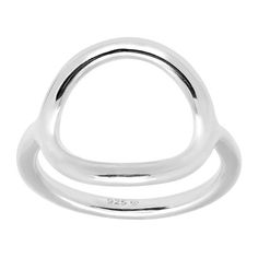 Silpada 'Karma' Sterling Silver Ring, Size 7 | Karma Ring | Silpada Open Circle Ring, Bangor Maine, Chrome Nail Art, Date Night Fashion, Silver Ring For Women, Chrome Nail, Night Fashion, Double Diamond, Bangor