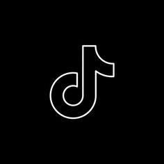 the letter j that is made up of two lines in black and white, on a dark background