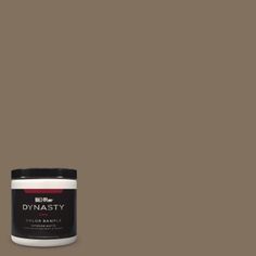 a brown paint can be used to create a neutral color scheme for the walls and ceiling