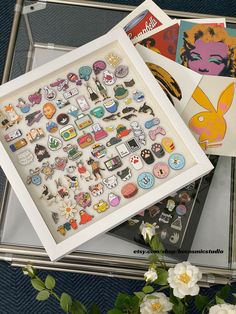 #Pin_Board_Ideas_Aesthetic #Stickers_Collection_Display #Pin_Collection_Displays #Pin_Board_Ideas Pin Board Ideas Aesthetic, Pin Display Board, Pin Collection Displays, Pin Board Ideas, Case Board, Sticker Display, Badge Display, Souvenir Display