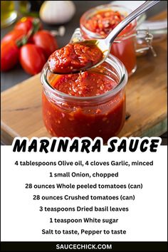 Marinara Sauce Marinara Sauce Homemade Fresh Tomatoes, Tomato Sauces, How To Peel Tomatoes, Pasta Pizza, Salad Sauce, Homemade Marinara