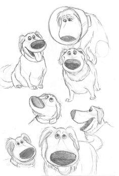 the muppets from disney's animated movie, which is drawn in pencil