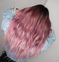 Pink Hair Color Ideas For Brunettes Straight Hair, Pink Bayalage Hair, Pink Hair Dye, Pastel Pink Hair, Brown Hair With Blonde Highlights, Hair Color Pink