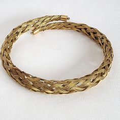 A stunning necklace that is both unique but very wearable. About the Maker: Female handmade and designed in New York, USA. Details: Solid braided brass Adjustable Waverly Place, Woven Necklace, The Maker, Collar Jewelry, Stunning Necklace, Solid Brass, Gold Bracelet, Braids, Cuff