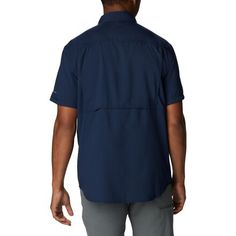 The Columbia Silver Ridge Utility Lite Short-Sleeve Shirt takes a timeless button-up shirt and packs it full of features that encourage us to go on adventures. The recycled synthetic fabric found on this shirt wicks moisture, fights odors, and blocks out the sun so that we can stay focused. Solid Shirt With Pockets For Outdoor Activities, Functional Moisture-wicking Shirt For Outdoor, Functional Moisture-wicking Outdoor Shirt, Functional Short Sleeve Shirt For Outdoor, Solid Camp Shirt With Pockets For Outdoor, Outdoor Short Sleeve Shirt With Pockets, Solid Color Short Sleeve Shirt With Pockets For Outdoors, Solid Short Sleeve Shirt With Pockets For Outdoor, Casual Durable Shirt For Outdoor