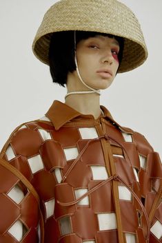 Leather And Fabric Mix, Fitted Brown Summer Outerwear, Modular Fashion, Female Samurai, Durban South Africa, Blogger Street Style, Design Textile, Post Modern, Mens Trends