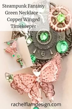 A one of a kind steampunk fantasy necklace to complete your date night outfit and make the evening magical. Exclusively handmade for the outstanding woman you are.