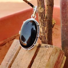 Beautiful Black Onyx Pendant, 925 Sterling Silver, Natural Onyx, Handmade Pendant, Silver Jewelry, Onyx, gemstone Pendant, Gift for her. About Gemstone: In the commercial stone industry, onyx refers a category of stones that are made of layered bands of light-colored or translucent minerals. Most slabs of onyx are what a geologist would call banded calcite. Onyx is a variety of chalcedony that exhibits parallel bands of color, primarily black or white. Natural black onyx does exist, although it is rare. Thanks for visiting my shop. Bhagirath Black Onyx Pendant, Onyx Pendant, Onyx Gemstone, Ring Fit, Pendant Silver, Handmade Pendant, Handmade Pendants, Black Onyx, Gemstone Pendant