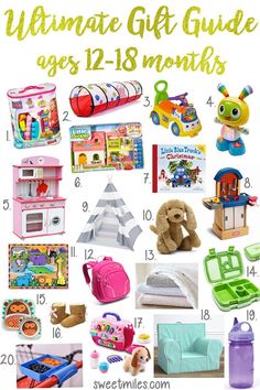 gift ideas for one year olds and toddlers, baby gift ideas, gift guide what to get for birthday | what to get for birthday gift | what to get for birthday teen | what to get for birthday teen gift ideas | what to get for birthday products | what to get for birthday year old | what to get for birthday fun | what to get for birthday boys Ideas For One Year Olds, Birthday Gifts For Brother, Ultimate Gift Guide, Fool Proof, 1st Birthday Gifts, Toddler Age, First Birthday Gifts, Christmas Gift Guide, The Ultimate Gift