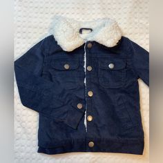 New With Tags Blue Denim Jacket With Corduroy Collar, Blue Cotton Denim Jacket For Cold Weather, Corduroy Jacket, Jean Jackets, Kids Jacket, Jean Coat, Jean Jacket, Color Blue, Jackets & Coats