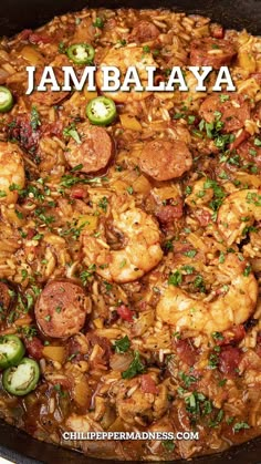 Jambalaya looking extra yummy Cajun Comfort Food, Homemade Jambalaya, Jambalaya Recipes, Cajun Dishes, Cajun Cooking