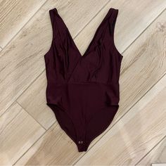 Has A Sheen To It. Pretty Dark Purple Nwot Purple Body Suit, Body Suit, Forever 21 Tops, Dark Purple, Color Purple, Cosplay Costumes, Forever 21, Womens Tops, Purple