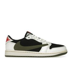 Women's Jordan 1 Retro Low OG SP Travis Scott Olive (Women's) - DZ4137-106 - 9W As part of this partnership with Walmart, StockX has a 14 day return policy and the item must be in original, new condition with the StockX tag attached. Size: medium.  Color: Beige.  Gender: female.  Age Group: adult. Travis Scott Shoes Low, Jordan Shoes Travis Scott, All Travis Scott Shoes, Travis Scott Jordan 1 Low Reverse Mocha, Travis Scott X Air Jordan 1 Low Og “reverse Mocha”, Travis Scott Shoes, Olive Sneakers, Buy Jordans, Jordans Women