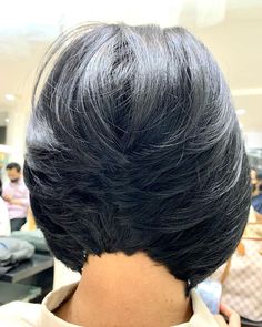 Layers bob haircut 😍✂️ @nikarama121 thankyou 🙏🏻 ============================== . . . . #rhandyart✂️ #hairdresser #hairdressing… | Instagram post from Randy Aditya (@rhandy_art) Layers Bob Haircut, Natural Hair Bob Cut, Weave Bob Hairstyles, Natural Hair Bob, Ombre Bob, Layered Bob Haircuts, Cool Short Hairstyles, Quick Weave Hairstyles