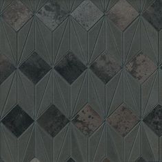 a black and brown tiled wallpaper with small squares on the bottom right hand corner