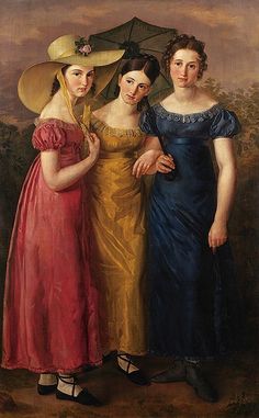 Era Victoria, History Of Fashion, Three Women