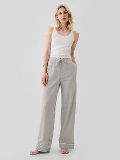 Saw this on Gap: Casual Cotton Sleepwear Trousers, Spring Cotton Sleepwear Trousers, Spring Cotton Sleepwear Pants, Cotton Trousers Sleepwear For Spring, Cotton Sleepwear Trousers For Spring, Cotton Sleepwear Trousers With Elastic Waistband, Gap Cotton Everyday Pants, Everyday Cotton Pants By Gap, Everyday Cotton Gap Pants