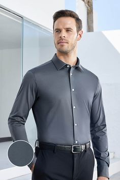 93% PIMA Cotton,7% Spandex High Density Fabric Stiff Collar Built-in Collar Stays High Elasticity Hyper Breathable Custom-made design Stay High, Blue Striped Shirt, Collar Stays, Tailored Shirts, Blue Wool, Red Purple, Pima Cotton, Striped Shirt, Wool Sweaters