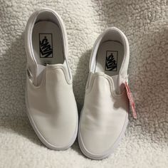 Classic Slip-On Vans White Mens Or Women’s Nwt New Please Share So I Can Bring More Items To Posh! Thank You!! Vans Slip-ons With Round Toe For Spring, Vans Slip-ons With Cushioned Footbed And Round Toe, Vans Slip-ons With White Sole And Round Toe, Vans Slip-ons With Round Toe And White Sole, White Vans Slip-on Sneakers With Round Toe, White Low-top Vans Slip-ons, Classic White Slip-on Sneakers With Round Toe, White Classic Slip-on Sneakers With Round Toe, White Classic Round Toe Slip-on Sneakers