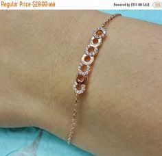 15% Off Sale Sterling Silver Infinity Bracelet Anklet by deemoda #gold #rose #bracelet #anklet Silver Celtic Jewelry, Silver Infinity Bracelets, Spike Hoop Earrings, Rose Gold Plate, Infinity Charm, Gold Bracelet For Women, Etsy Wedding, Silver Gifts, Gold Collection