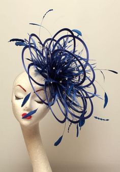 Royal Blue Fascinator, Fascinator Hats Wedding, Green Fascinator, Bronze Tan, Hat Wedding, Feather Fascinator, Silk Coat, Feather Fascinators, Pink Poppies