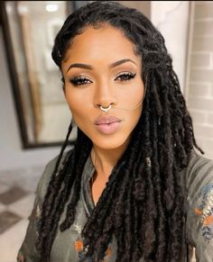 Natural Hair Movement, Afro Natural, Beautiful Locs, Natural Afro Hairstyles, Goddess Locs, Girls Braids, Hair Solutions