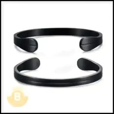 Rogelio Stainless Steel Cuff - BERML BY DESIGN JEWELRY FOR MEN Black Stainless Steel Cuff Bracelet, Black Metal Minimalist Cuff Bracelet, Black Minimalist Metal Cuff Bracelet, Minimalist Black Metal Cuff Bracelet, Modern Black Stainless Steel Cuff Bracelet, Classic Black Cuff Bracelet Bangle, Classic Black Cuff Bracelet In Bangle Style, Modern Matte Black Adjustable Jewelry, Adjustable Matte Black Modern Jewelry