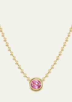 Gemella Jewels 18K Yellow Gold Double Bubble Bezel Pink Tourmaline Oval Pendant Necklace - Bergdorf Goodman Oval Pendant Necklace, Oval Pendant, Bergdorf Goodman, Pink Tourmaline, Tourmaline, Gel Nails, Tops Designs, Bubbles, Yellow Gold