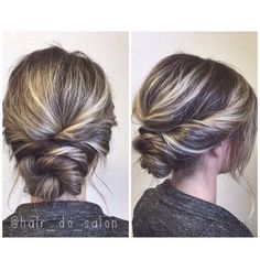 Simple twisted updo, prom or wedding hair: Buns Ideas, Updo Prom, Low Buns, Twisted Updo, Hair Prom, Hair Bridesmaid, Super Hair, Bridesmaid Hair Updo