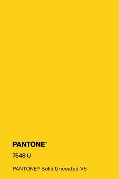 pantone's solid uncoated v5 yellow paint is shown in this image