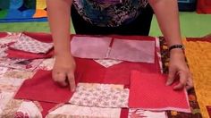 Watch how to make a 10-minute quilt block (video & written instructions) 10 Minute Quilt Block Tutorial, 5 Minute Quilt Block Pattern, Scrappy Quilting, Beginner Quilt Tutorial, Machine Binding, Easy Quilting, Quilt Backs, Quilting 101, Bargello Quilts