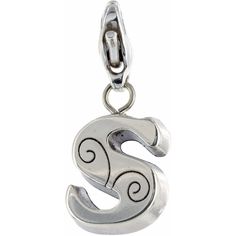 Create letter-perfect, unique jewelry with this sophisticated collection of alphabet charms. Elegant Engraved Charms For Everyday, Silver Initials Charms For Everyday, Silver Charms With Initials For Everyday, Everyday Silver Charms With Initials, Everyday Silver Jewelry With Logo Charm, Silver Elegant Jewelry With Letter Beads, Elegant Silver Jewelry With Letter Beads, Elegant Engraved Initial Pendant Charms, Nickel Free Elegant Everyday Charms