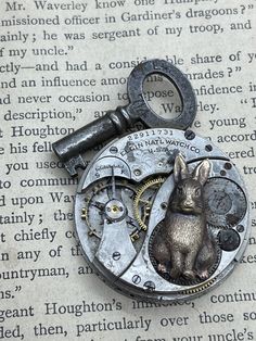 The white rabbit has the key and his pocket watch! What a fun whimsical pendant truly a statement piece for day Alice in wonderland fan! we’re all mad here! Time Turner Necklace, Silver Key Necklace, The White Rabbit, Pocket Watch Antique, Vintage Pocket Watch, Old Watches, Antique Watches, Key Necklace, Victorian Jewelry