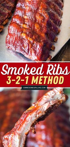 SMOKED RIBS {3-2-1 METHOD}, Smoked cooking, traeger grill recipes, smoked meat recipes Easy Rib Recipes, Easy Ribs, Traeger Grill Recipes, Smoked Recipes, Bbq Cookout, Smoked Pork Ribs, Carnivore Recipes, Favorite Casseroles, Pork Rib Recipes