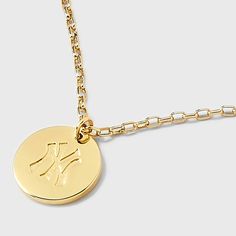 Elevate your game day style with the Bijoux Sport by Luv Aj MLB Round Coin Necklace. Regardless of which team you’re rooting for, we’ve got the perfect pieces to help you show off your team spirit. This necklace features a sleek charm crafted from high-quality gold-plated brass, ensuring durability and a polished metal finish. The necklace is adorned with an eye-catching logo charm of your favorite MLB team. High quality but also affordable, these pieces are built to endure much more than a nine Yankees Game, Luv Aj, Nameplate Necklace, Initial Pendant Necklace, Brass Charms, Gold Dipped, Initial Pendant, Accessories Jewelry Necklace, Coin Necklace